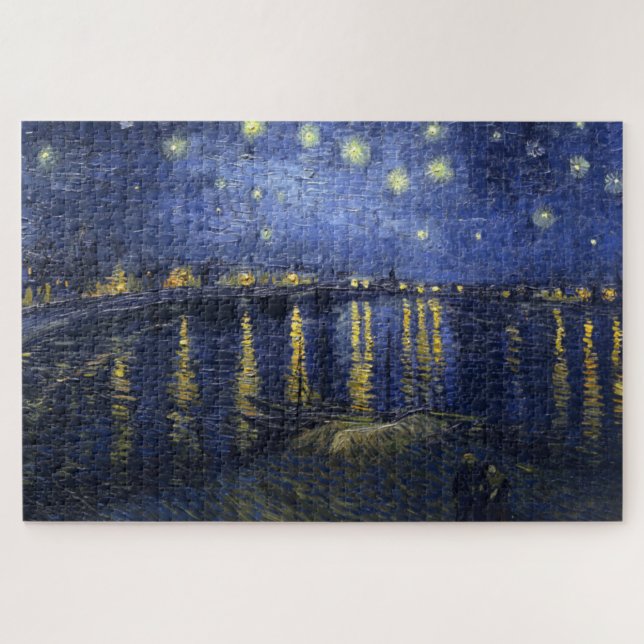 Starry Night Over the Rhone Jigsaw Puzzle (Horizontal)