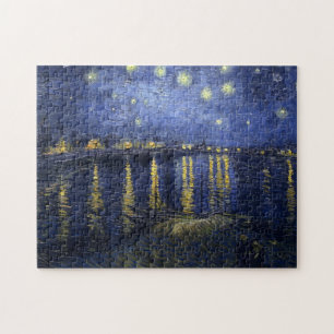 Starry Night Over the Rhone Jigsaw Puzzle