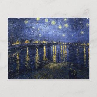 Starry Night Over The Rhone Postcard
