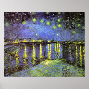 Starry Night over the Rhone Poster