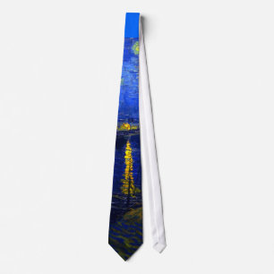 Starry Night Over the Rhone Tie