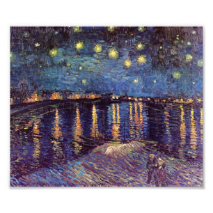 Starry Night Over the Rhone - Van Gogh Photo Print