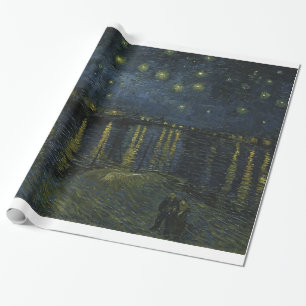 Starry Night Over the Rhone - Van Gogh Wrapping Paper