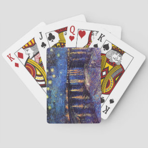 Starry Night over the Rhone, Vincent Van Gogh Playing Cards