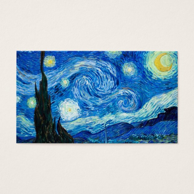 Starry Night Painting By Painter Vincent Van Gogh (Front)