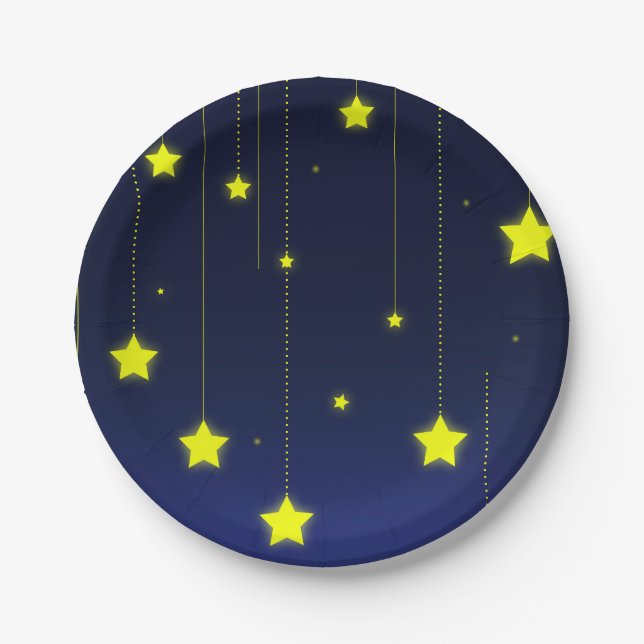 Starry Night paper plate (Front)