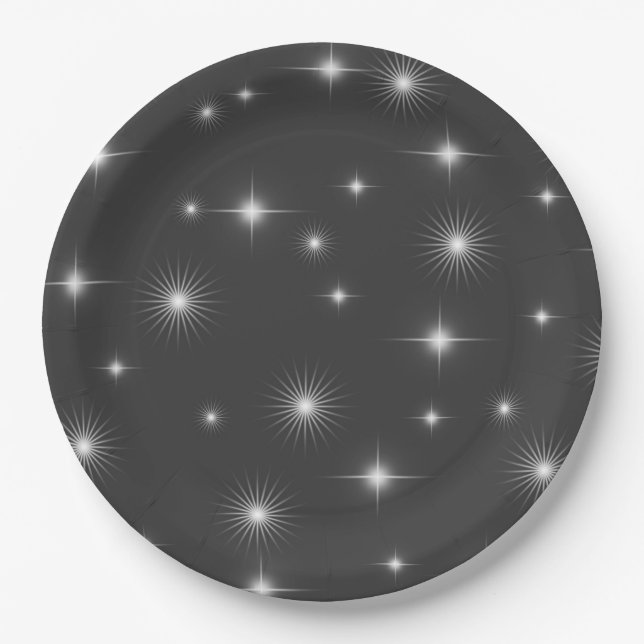 Starry Night Paper Plate (Front)