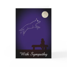 Starry Night Pet Alsatian Dog Sympathy