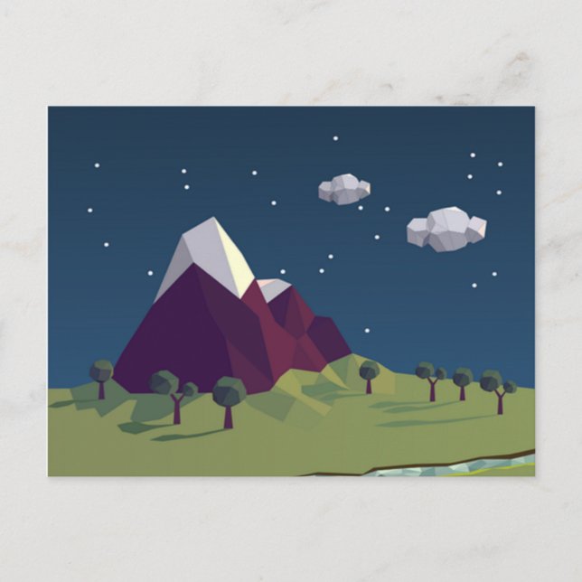 Starry night picture postcard (Front)