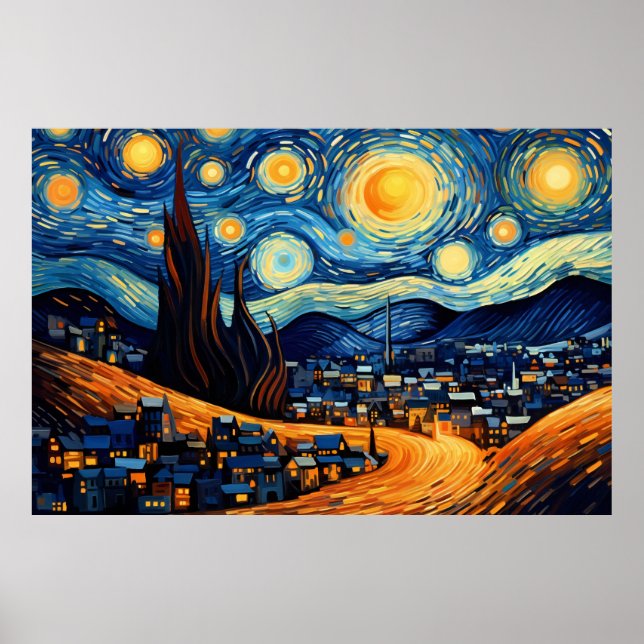 Starry Night Poster (Front)