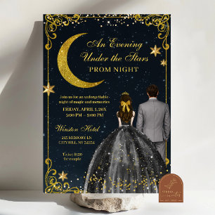 Starry Night Prom Invitation