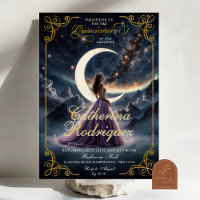 Starry Night Purple Quinceañera
