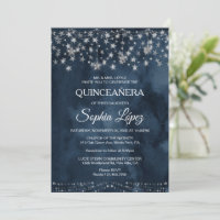 Starry Night Quinceanera Blue Under the Stars