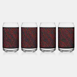 Starry Night, Red Tiger Night Can Glass
