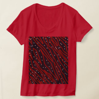 Starry Night, Red Tiger Night T-Shirt