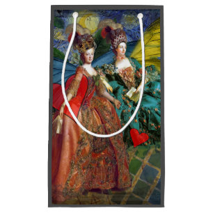 Starry Night Rococo Maidens Butterfly Wings Art Small Gift Bag