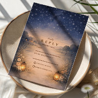 Starry Night Rustic Meadow Wedding