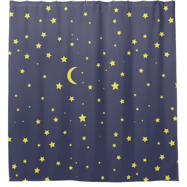 Starry Night Shower Curtain (Front)