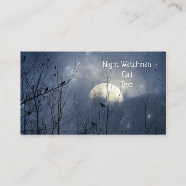 Starry Night Sky Business Card (Front)