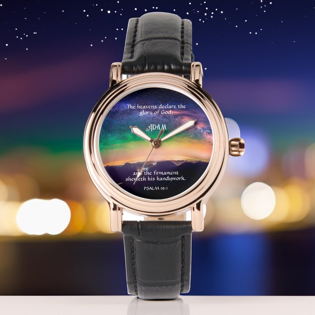 Starry Night Sky Custom Christian Scripture Watch (Creator Uploaded)