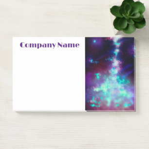 Starry Night Sky Neon Lights  Post-it Notes