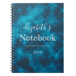 Starry Night Sky Personalised Notebook