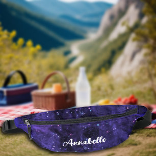 Starry Night Sky Sparkling Celestial Bum Bags
