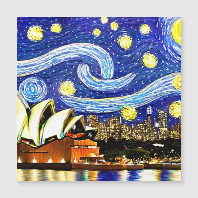 Starry Night Sydney Australia Opera House (Front)