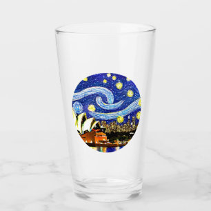 Starry Night Sydney Australia Opera House Glass