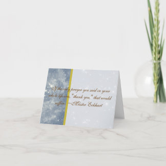 Starry Night Thank You Card