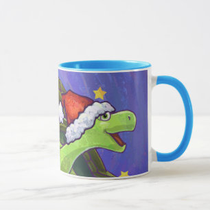 Starry Night Tortoise Christmas Mug