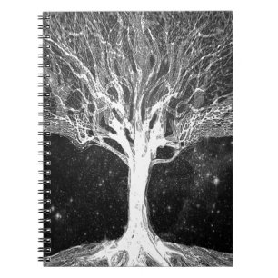 Starry Night Tree of Life Notebook
