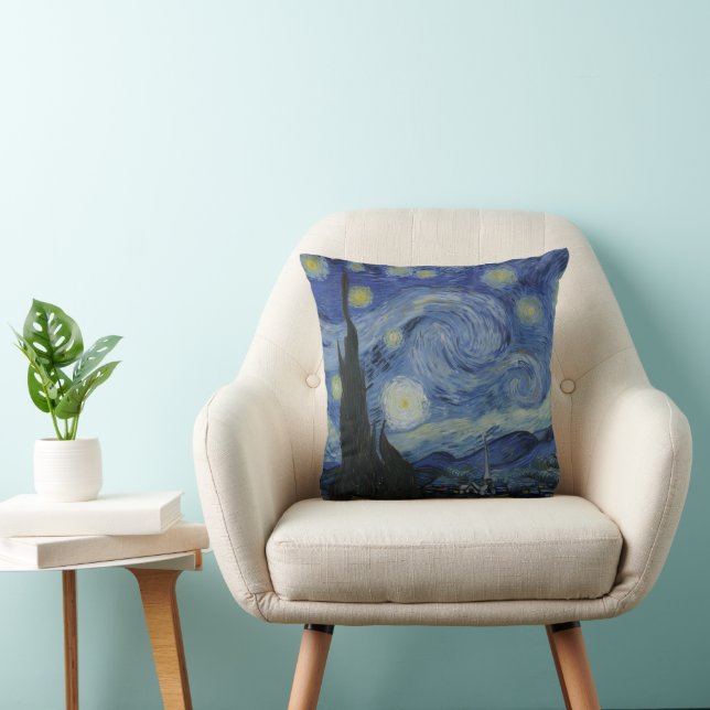 Starry Night - Van Gogh  Cushion (Chair)