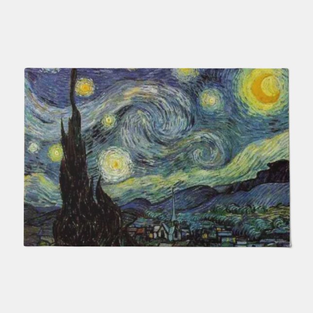 Starry Night - van Gogh Doormat (Front)