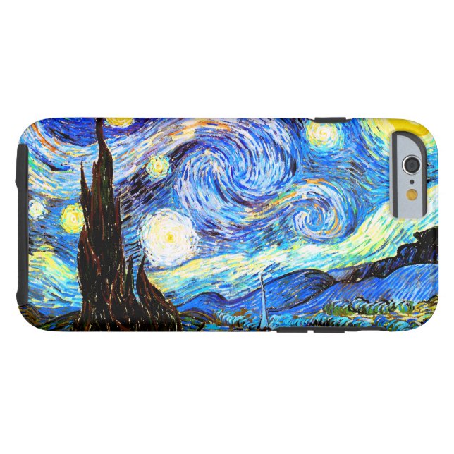 Starry Night Van Gogh Fine Art Case-Mate iPhone Case (Back Horizontal)