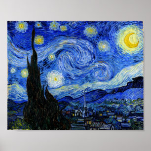 Starry Night Van Gogh Fine Art Poster