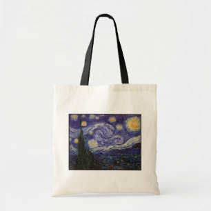 Starry Night, Van Gogh French Town Saint Remy Larg Tote Bag