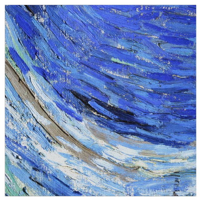 Starry Night Van Gogh Imopressionism Fabric (Swatch)