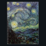 Starry Night - van Gogh Notebook<br><div class="desc">From the miner's lamp of Nuenen to the one he placed on his window-sill following the scene with Gauguin; from the evening star he noted in 1875 in Corot Olive Orchard to the letter he wrote to his brother in August 1888, in which he said: "Some day or other you...</div>