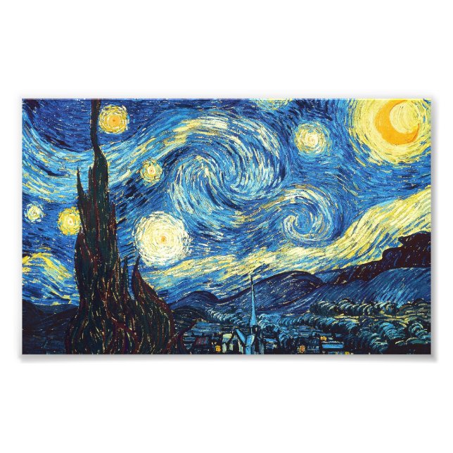 Starry Night - Van Gogh Photo Print (Front)