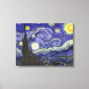 Starry Night, Vincent Van Gogh. Canvas Print