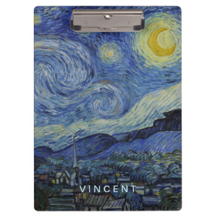 Starry Night Vincent van Gogh Clipboard