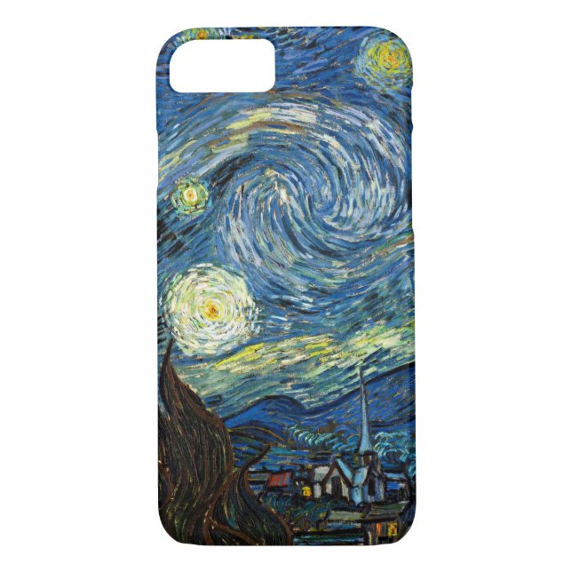 Starry Night Vincent Van Gogh Custom Case (Back)