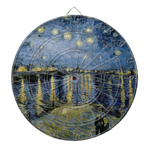  Starry Night  Vincent  van Gogh    Dartboard