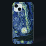 Starry Night Vincent van Gogh Fine Art Painting iPhone 15 Mini Case<br><div class="desc">Vincent van Gogh (Dutch, 1853 - 1890) Starry Night, 1889, Oil on canvas Unframed: 73 × 92 cm (28.7 × 36.2 in) This painting depicts the view from the east facing window of Van Gogh's asylum room at Saint-Rémy-de-Provence, he added an idealised village. It has been in the permanent collection...</div>