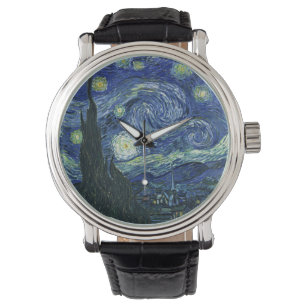 Starry Night Vincent van Gogh Fine Art Painting Watch