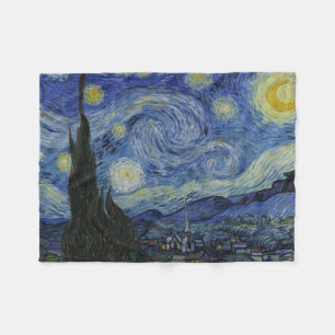 Starry Night Vincent van Gogh Fleece Blanket