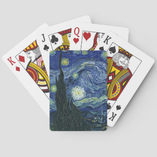 Starry Night Vincent van Gogh Impressionist Art Playing Cards
