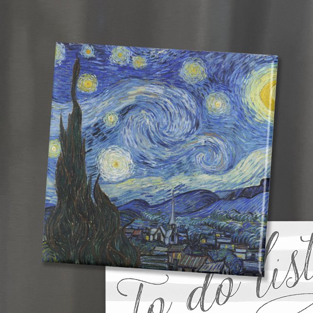 Starry Night | Vincent van Gogh Magnet (Creator Uploaded)