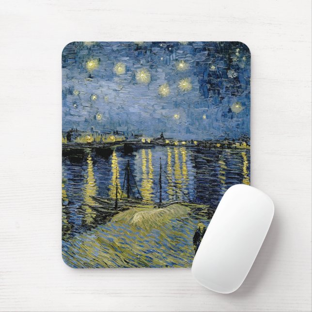  Starry Night  Vincent  van Gogh    Mouse Pad (With Mouse)